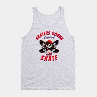 SKATERS GONNA SKATE SARPSBORG Tank Top